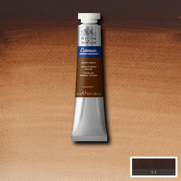 Cotman Watercolour Burnt Umber 21ml