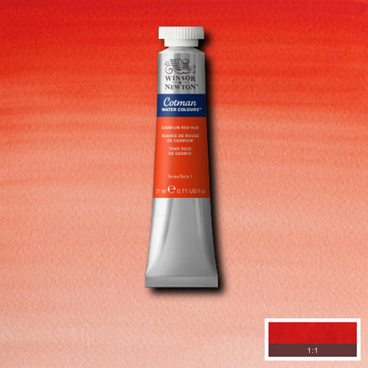 Cotman Watercolour Cadmium Red Hue 21ml