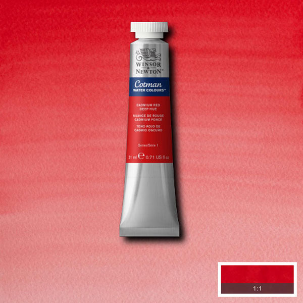 Cotman Watercolour Cadmium Red Deep Hue 21ml