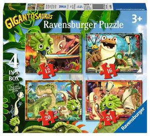 Gigantosaurus 4 In A Box Jigsaw Puzzle
