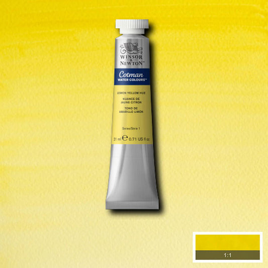 Cotman Watercolour Lemon Yellow Hue 21ml