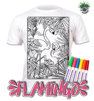PYO T- Shirt Flamingo Age 7 -8 Years