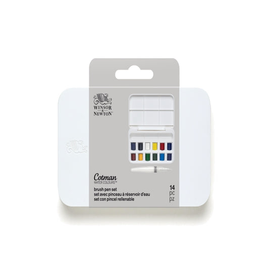 Winsor & Newton - Cotman Watercolour - Water Brush Set Product Code: 0390658  Bardcode: 884955053683