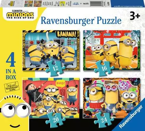 Minions 2 - 4 In A Box Jigsaw Puzzle