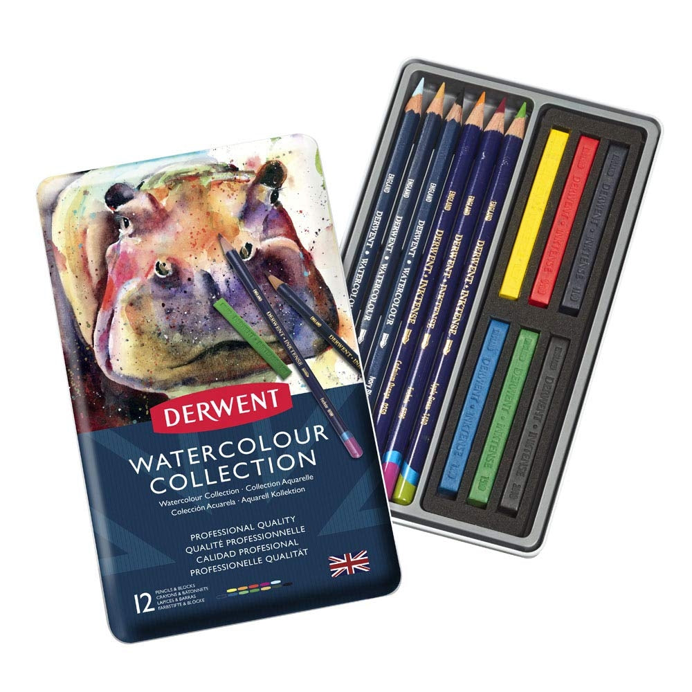 Derwent - Watercolour Collection 12 Tin