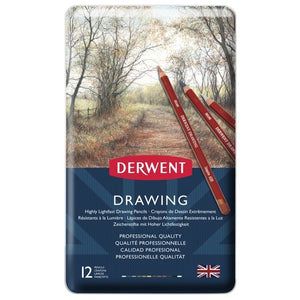 Derwent Drawing Pencils 12 Tin