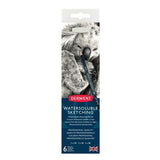 Derwent Watersoluble Sketching Pencils 6 Tin