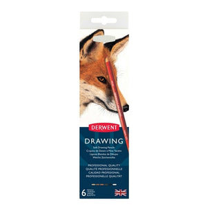 Derwent Drawing Pencil - 6 Tin