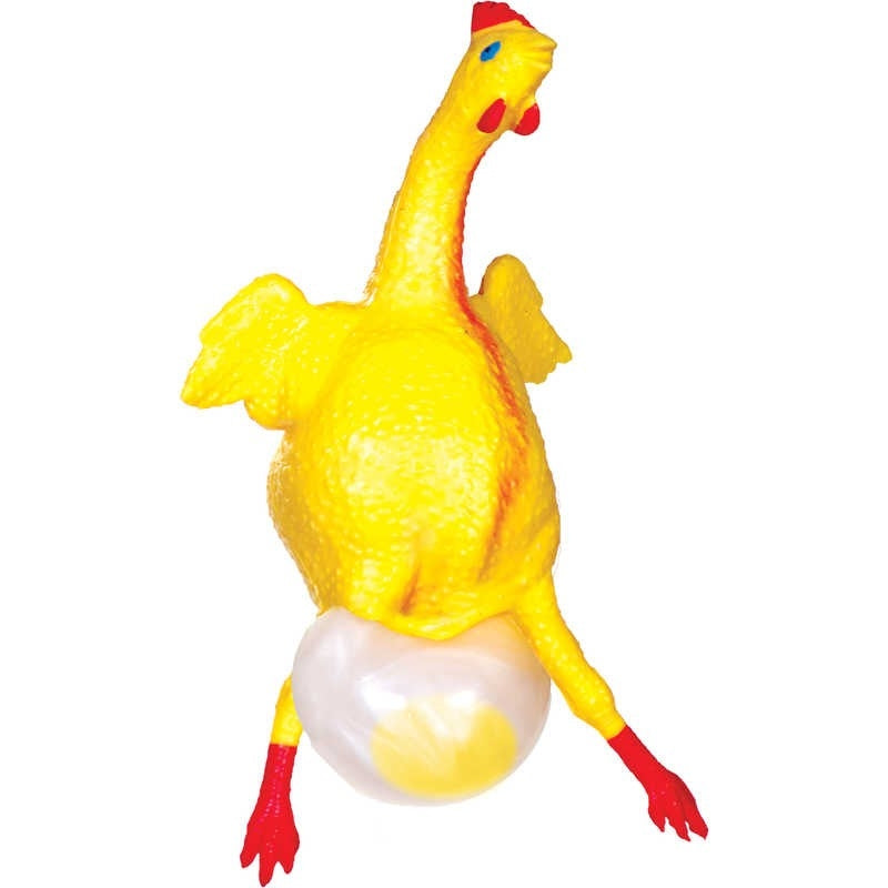 EGG LAYING RUBBER CHICKEN