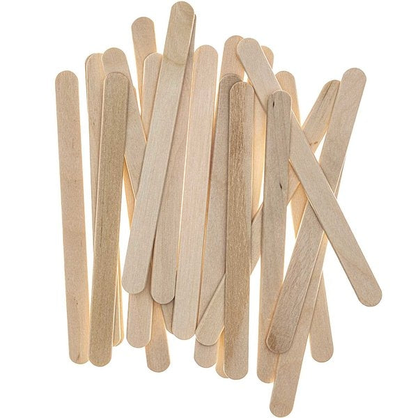 WOODEN POPSICLE STICK, NATURAL 11.5cm