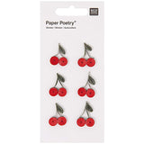 QUILLING STICKERS - CHERRIES