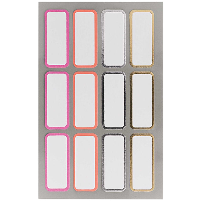 Office Stick, Labels Gold/Silver