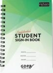 GDPR Student Sign-In Book