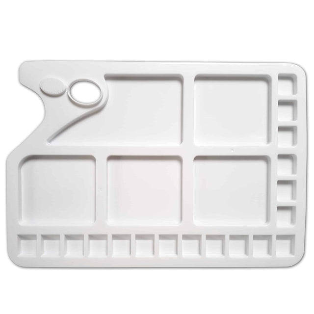 Zieler Rectangular Plastic Paint Palette - 23 Well 