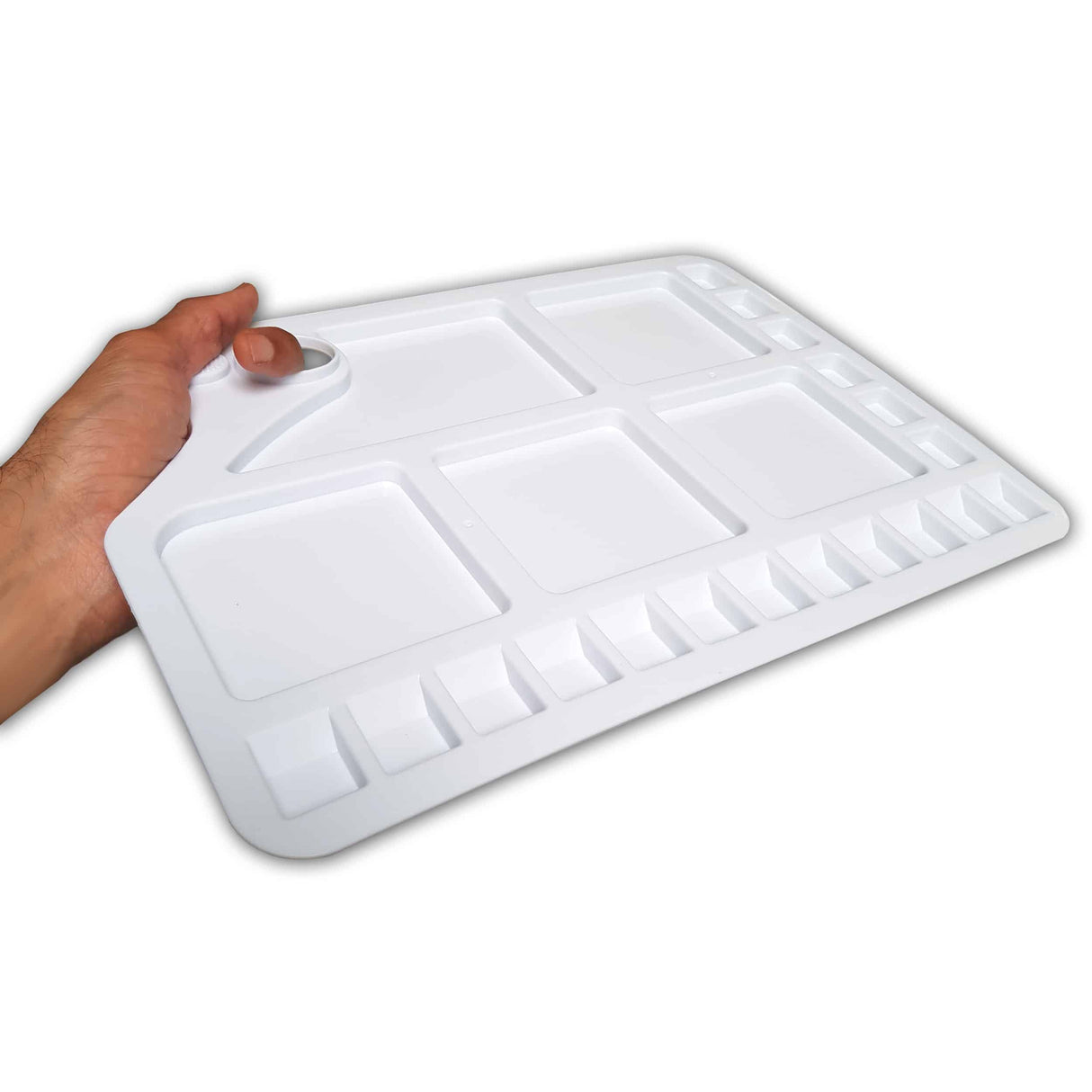 Zieler Rectangular Plastic Paint Palette - 23 Well 