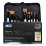 Zieler Acrylic Art Set in an A3 Clear Bag (37 Pieces)