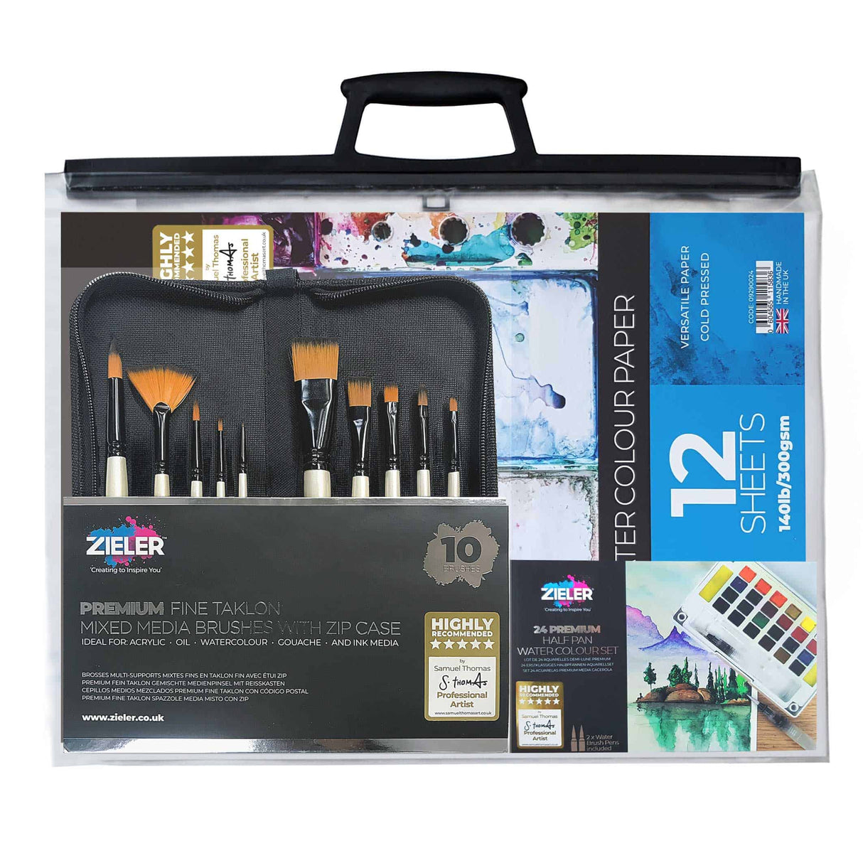 Zieler Complete Watercolour Painting 24 Set
