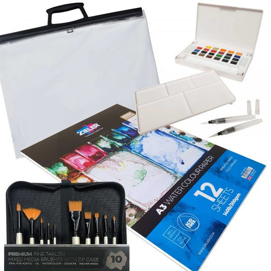 Zieler Complete Watercolour Painting 24 Set