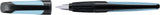 Ergonomic School Fountain Pen - STABILO EASYbuddy - M Nib - Black/Sky Blue