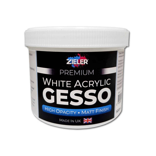 Premium White Acrylic Gesso (500ml)