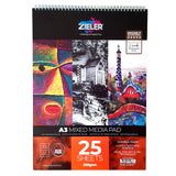 Zieler A3 Mixed Media Pad (25 Sheets)