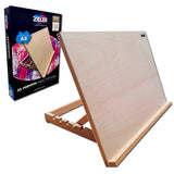 A2 Beech wooden work station easel