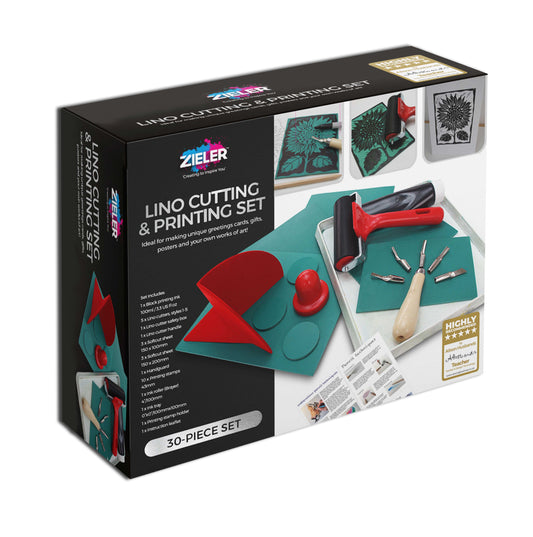Lino Cutting & Printing Kit (30 pcs set)