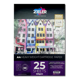 Zieler A4 Cartridge Pad (25 Sheets)
