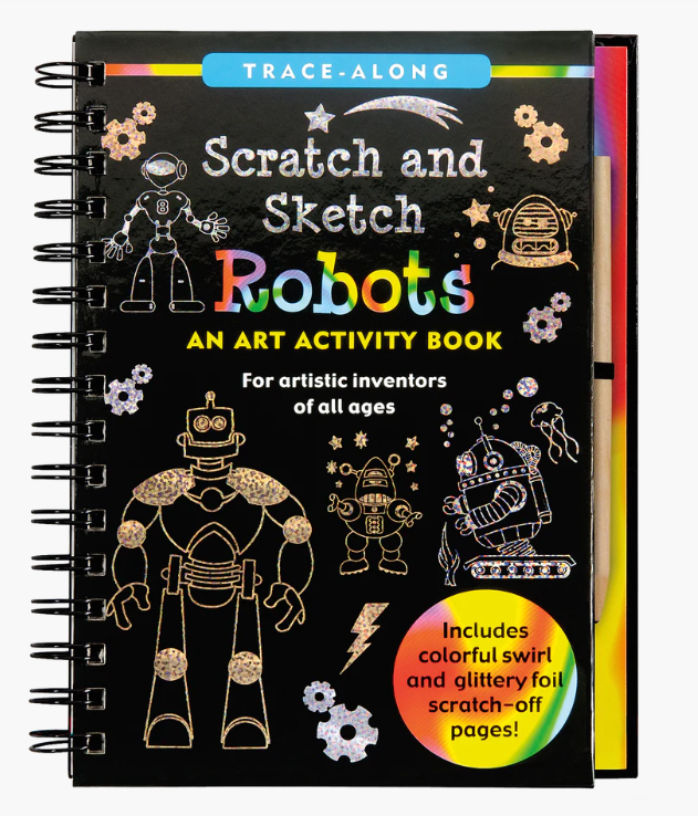 Robots Scratch and Sketch
