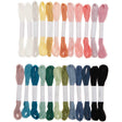 Stranded cotton set multicolour pastel, 24 pieces