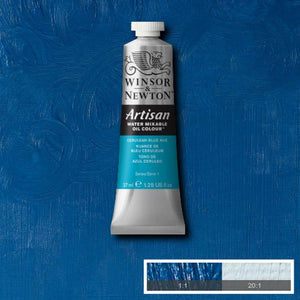 Artisan Water Mixable Oil Colour Cerulean Blue Hue 37ml Tube