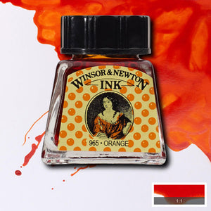 Winsor Newton - Drawing Ink - 14ml Orange