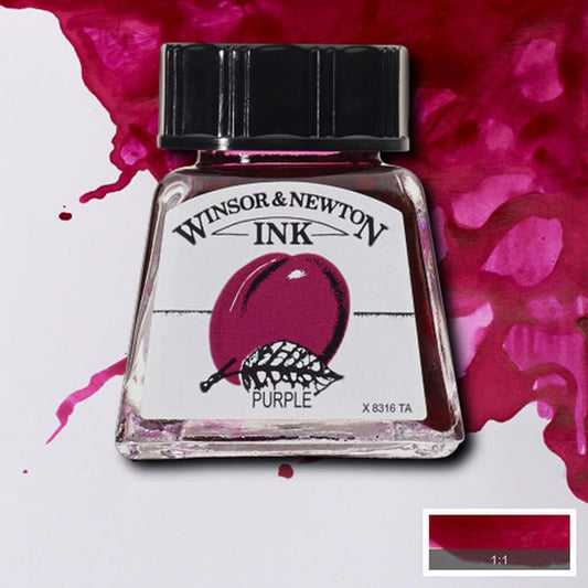 Winsor & Newton - Drawing Ink - 14ml Purple