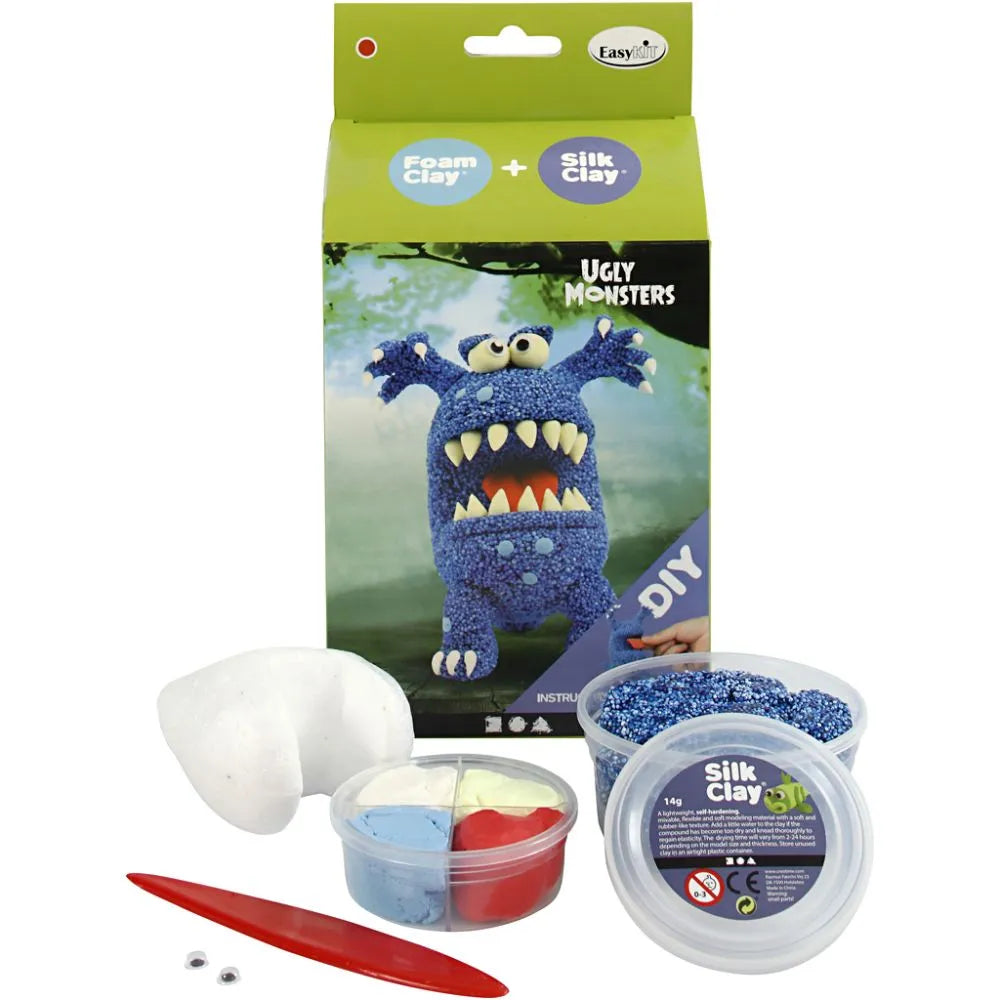 Clay Craft Kit - Funny Friends Blue Monster