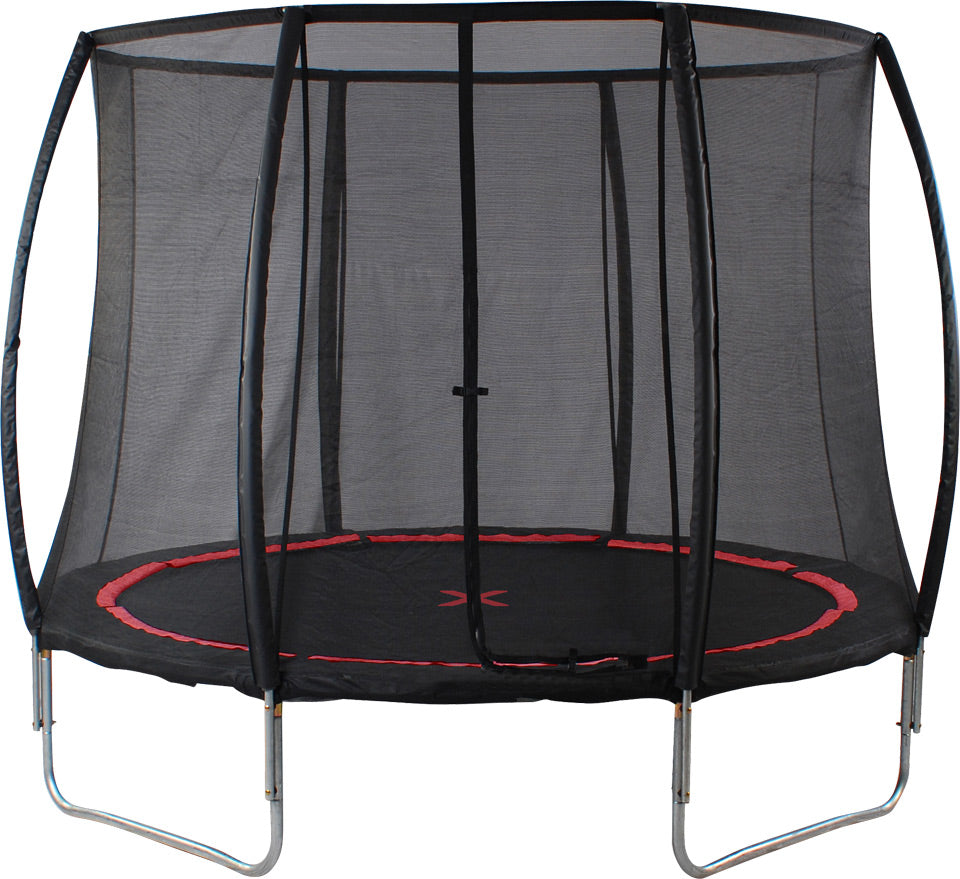 Trampoline with Safety Net Black Spider