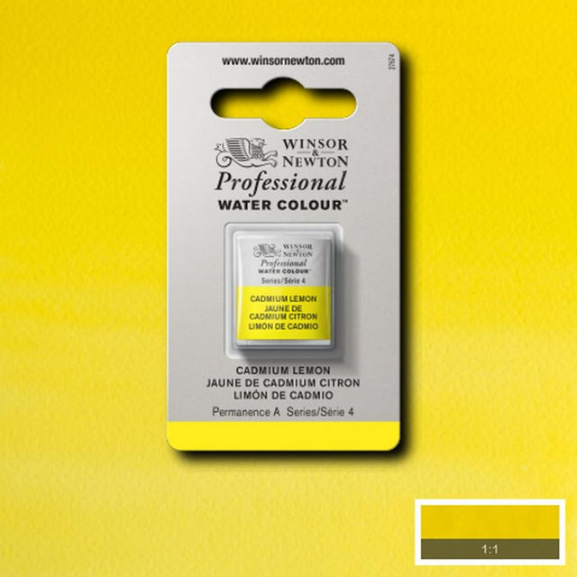 Cadmium Lemon Whole Pan - S4 Professional Watercolour