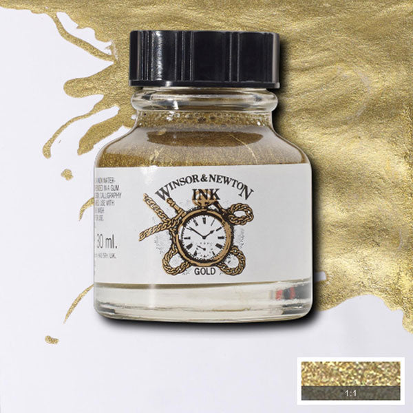 Winsor & Newton - Drawing Ink - 30ml Gold