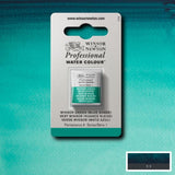 Winsor Green Blue Shade Half Pan - S1 Professional Watercolour