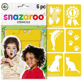 Snazaroo Rainbow Stencils - Set of 6