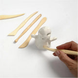 Wooden Modelling Tool L: 15 cm (6 Pack)