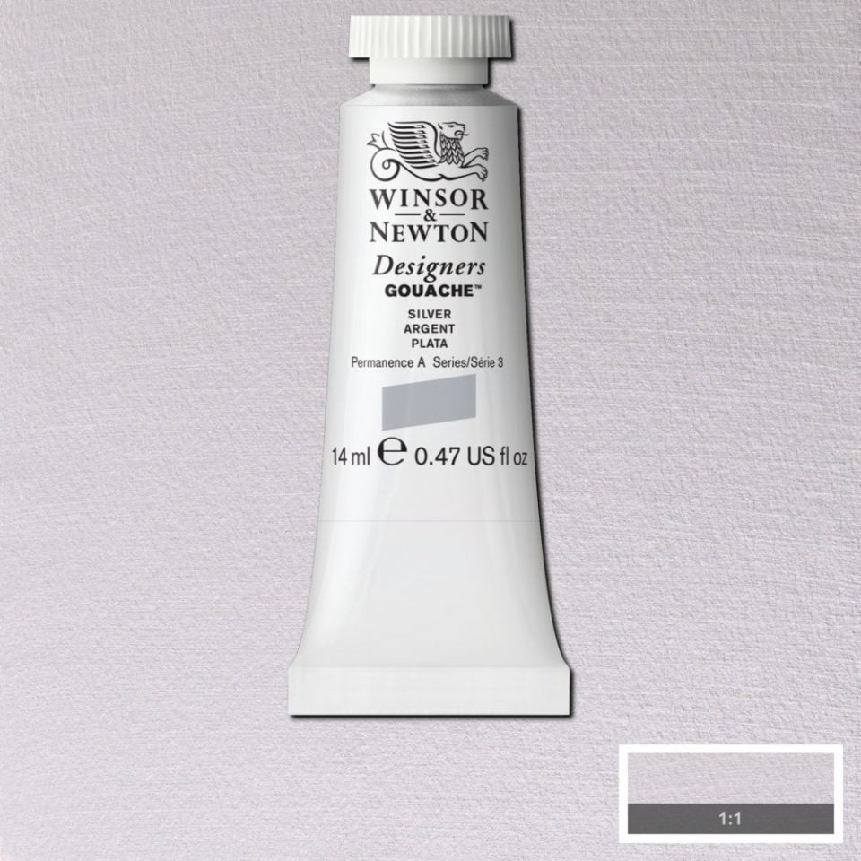 14ml Silver - Designers Gouache
