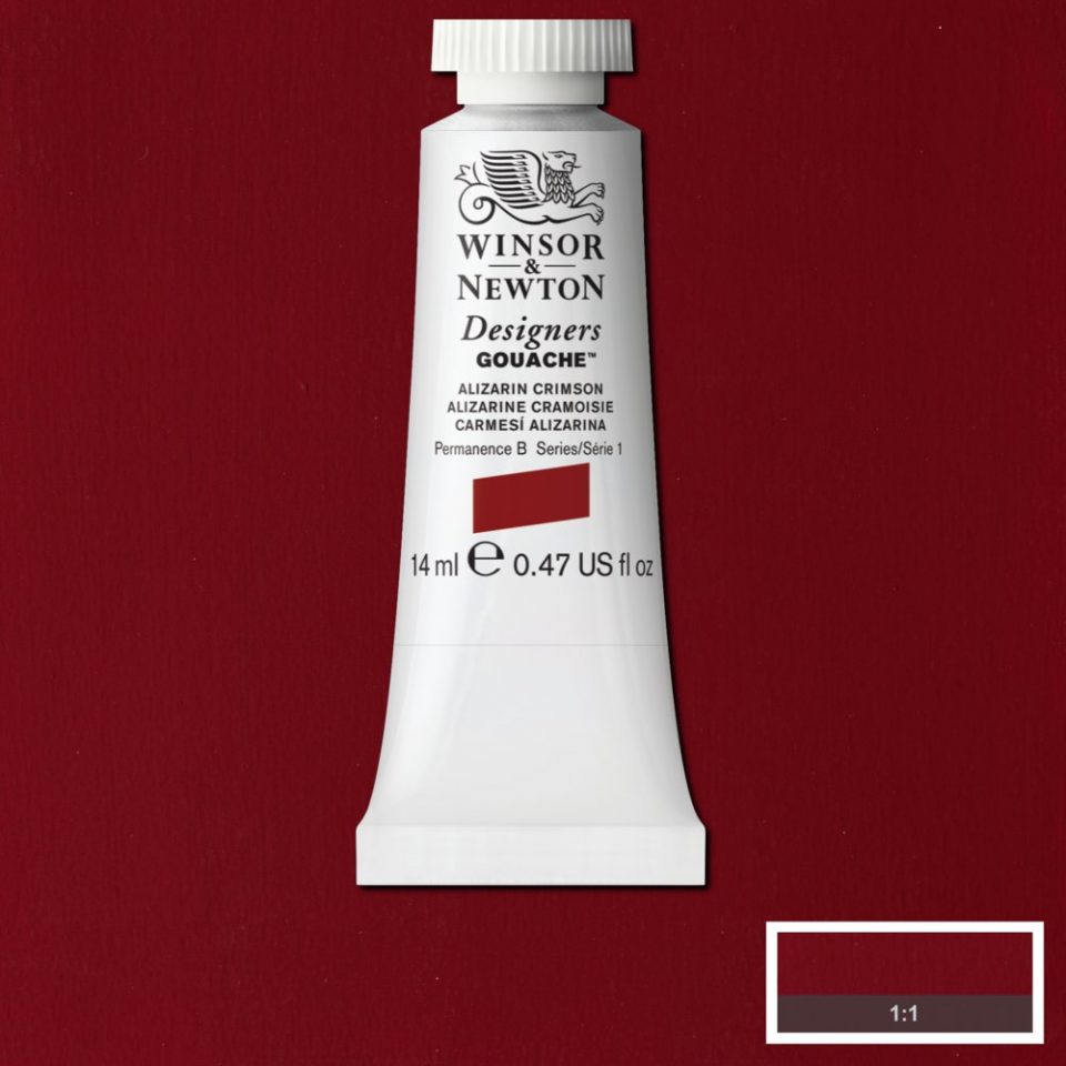 14ml Permanent Alizarin Crimson - Designers Gouache