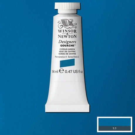 14ml Cyprus Green - Designers Gouache Product code: 0605211 Barcode: 97838005