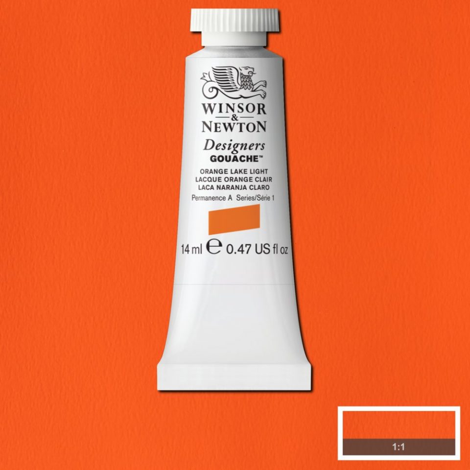 14ml Orange Lake Light - Designers Gouache