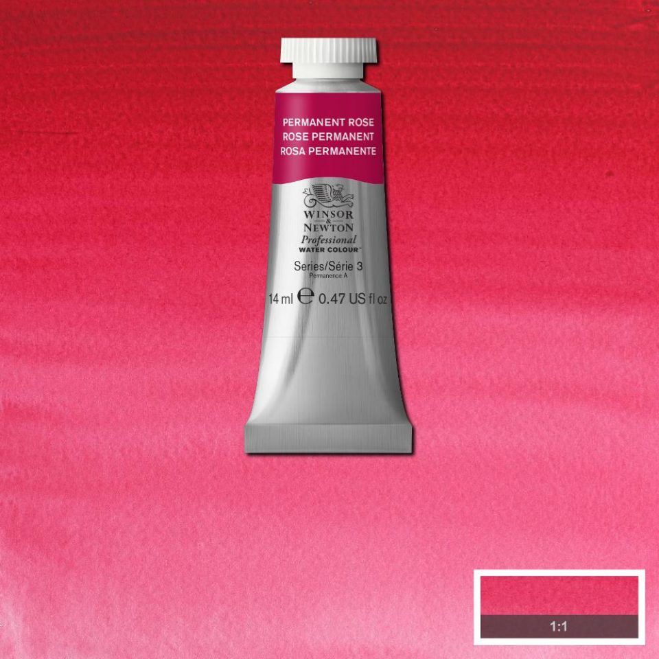 Pemanent Rose 14ml - S3 Professional Watercolour