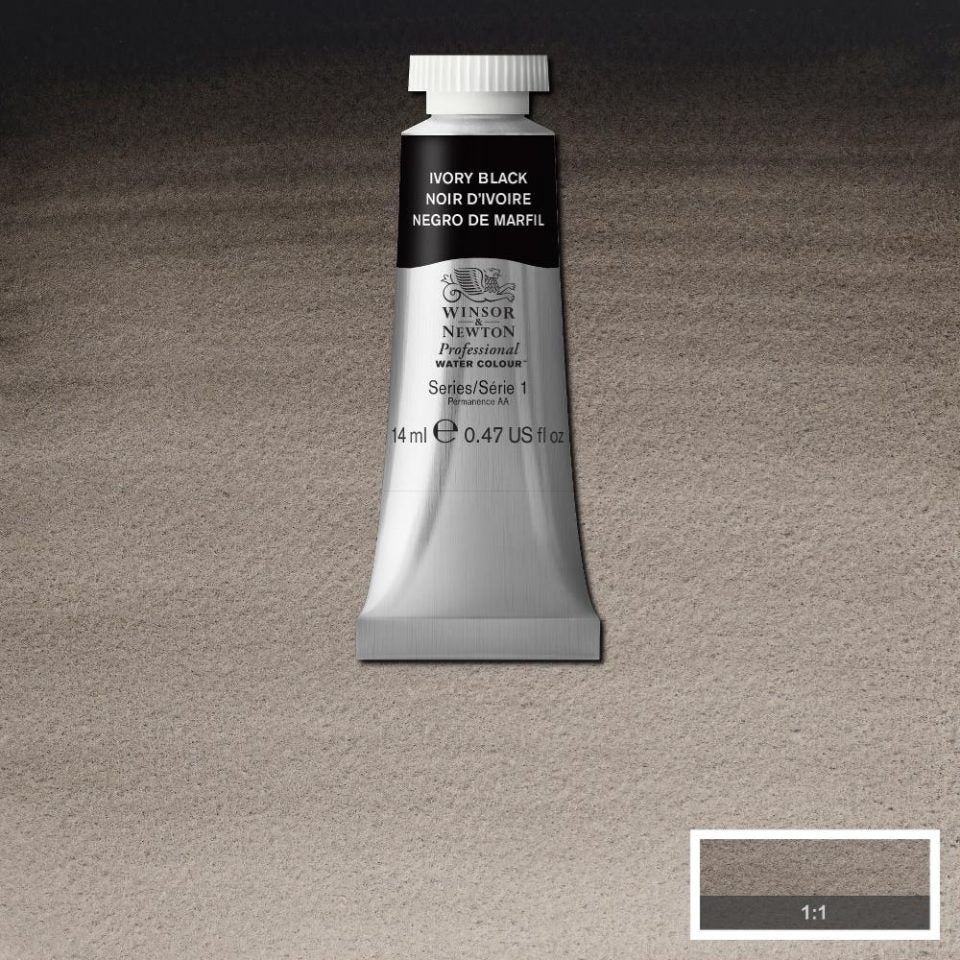 Ivory Black 14ml - S1 Professional Watercolour
