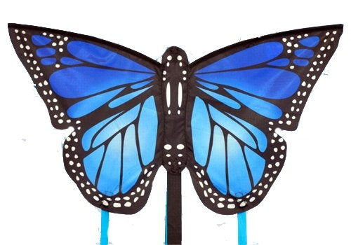 Monarch Butterfly Kite  Small -Blue