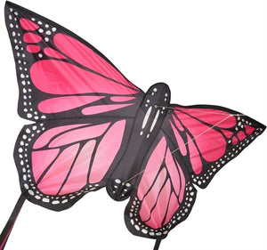 Monarch Butterfly Kite Pink Lrg