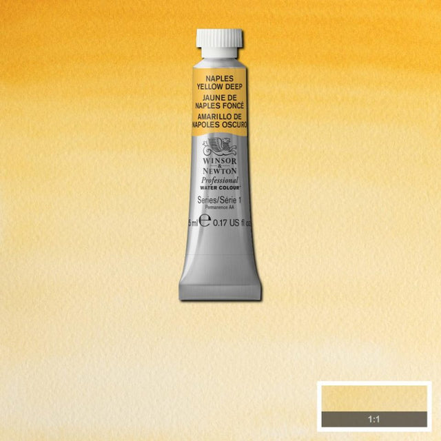 Naples Yellow Deep 5ml - S1 Professional Watercolour