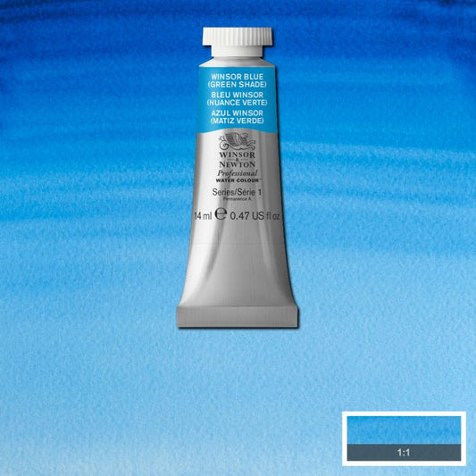 Winsor Blue Green Shade 14ml - S1 Professional Watercolour